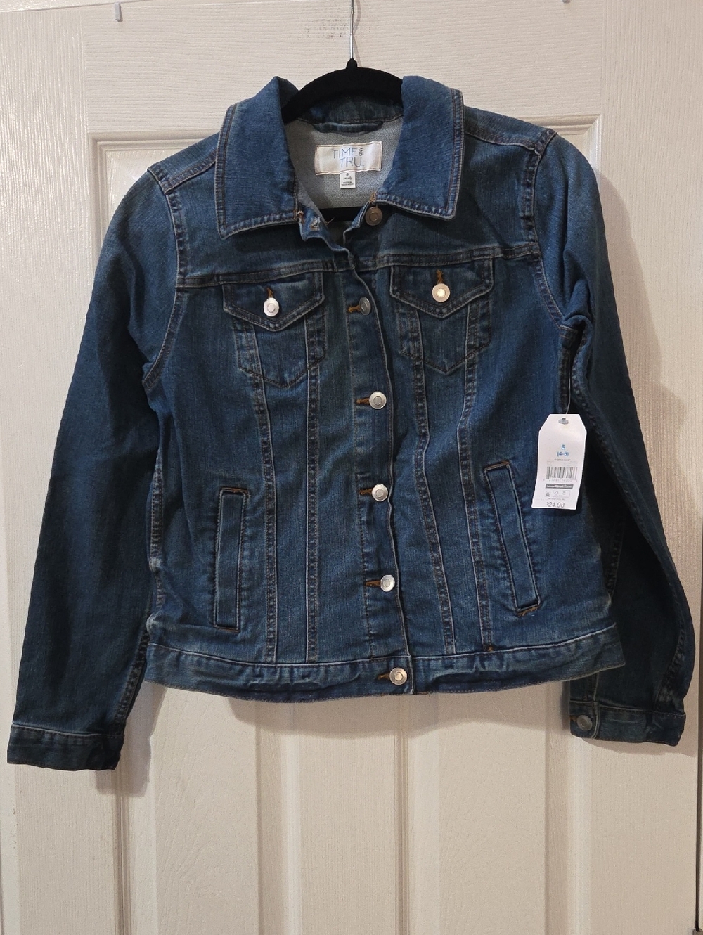 Time and Tru Indigo Blue Women's Denim Jacket